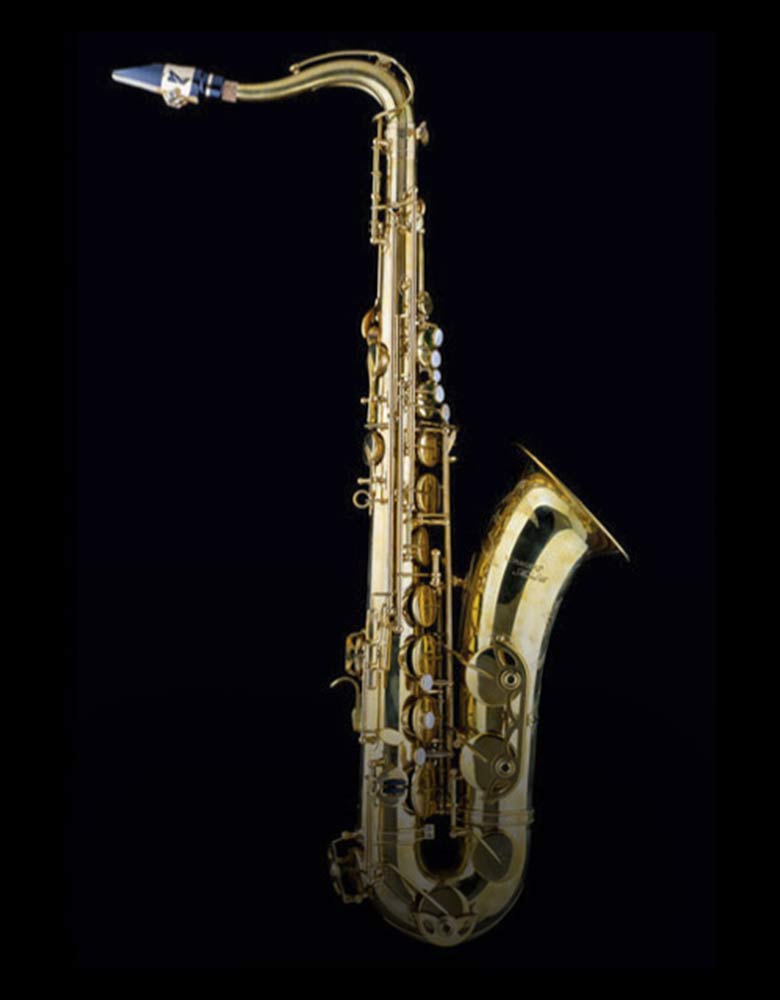 SLT66FU Schagerl Model 66 Bb Tenor Saxophone with high F# key Raw brass, unlacquered finish tile