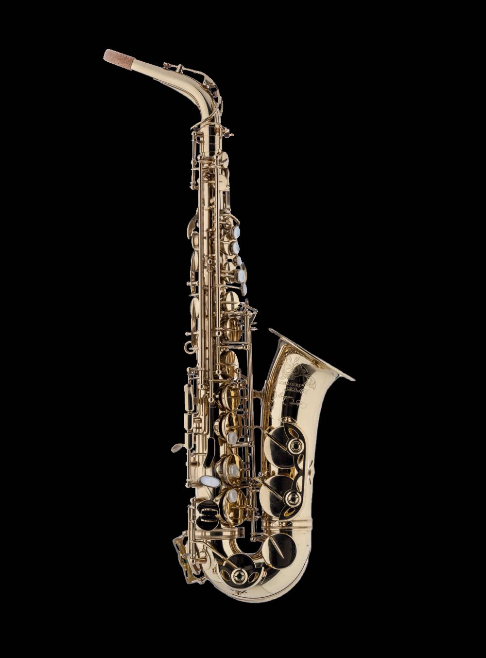 Schagerl Model 66 Eb Alto Saxophone, with high F# key – Lacquered finish
