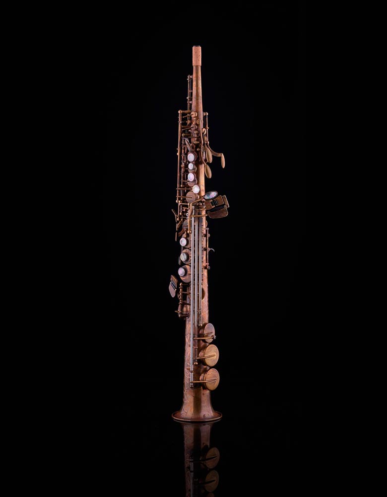 Schagerl Superior PRO 2V Bb Soprano Saxophone – Vintage finish